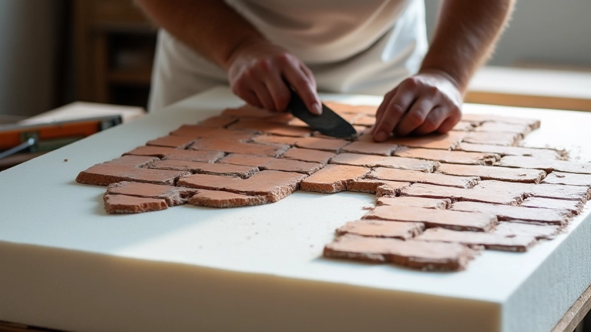 Układanie płytek klinkierowych na styropianie