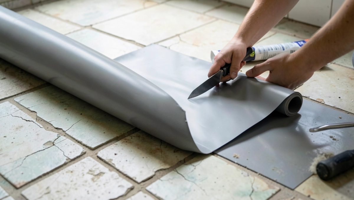 Układanie wykładziny PCV