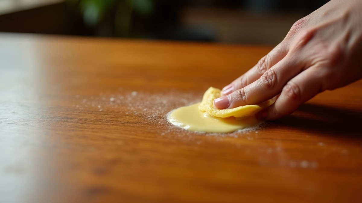 Woskowanie mebli fornirowanych