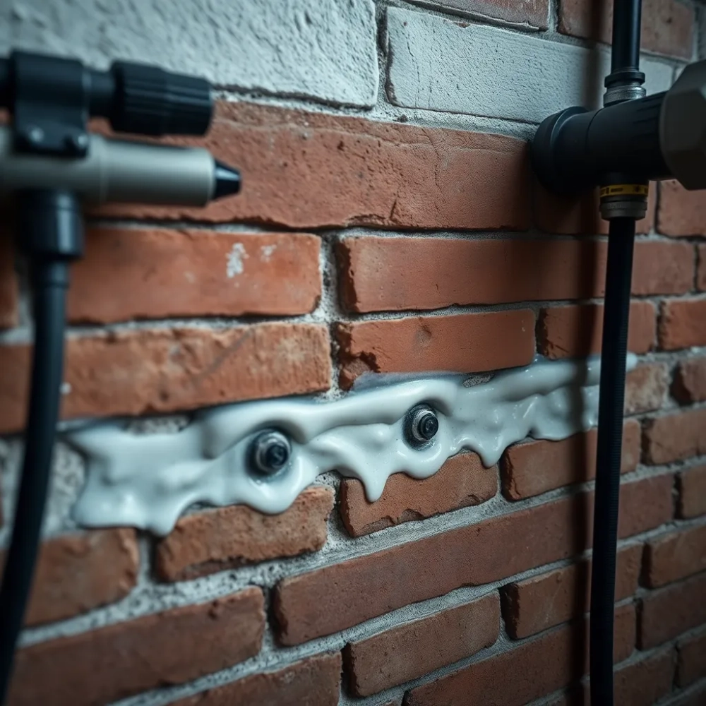 Wykonanie izolacji poziomej w istniejącym budynku