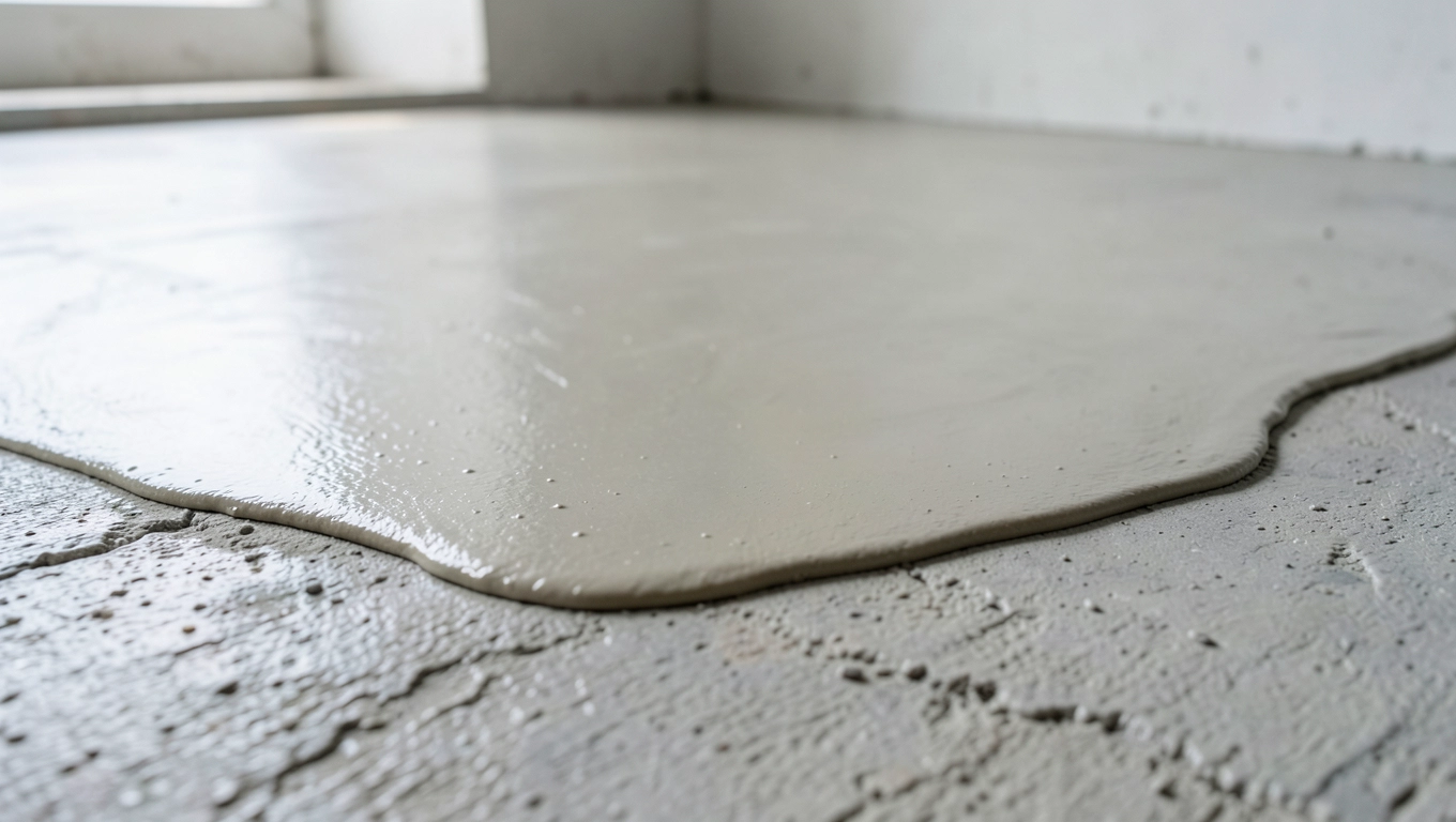 Wyrównanie podłoża masą samopoziomującą