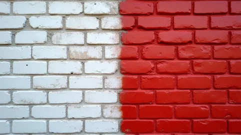 Czyszczenie klinkieru z białego nalotu