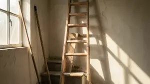 jak pomalować klatkę schodową bez rusztowania