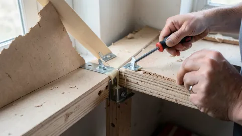 łączenie płyt wiórowych laminowanych