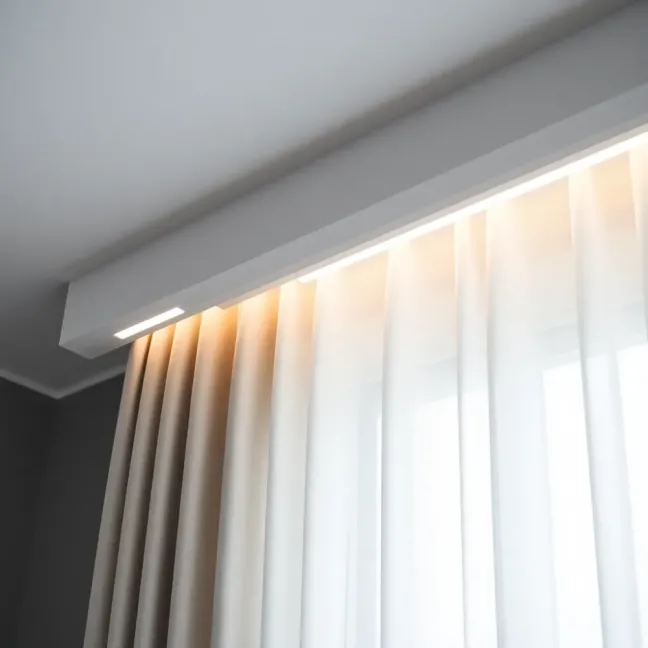 Listwa maskująca karnisz z LED