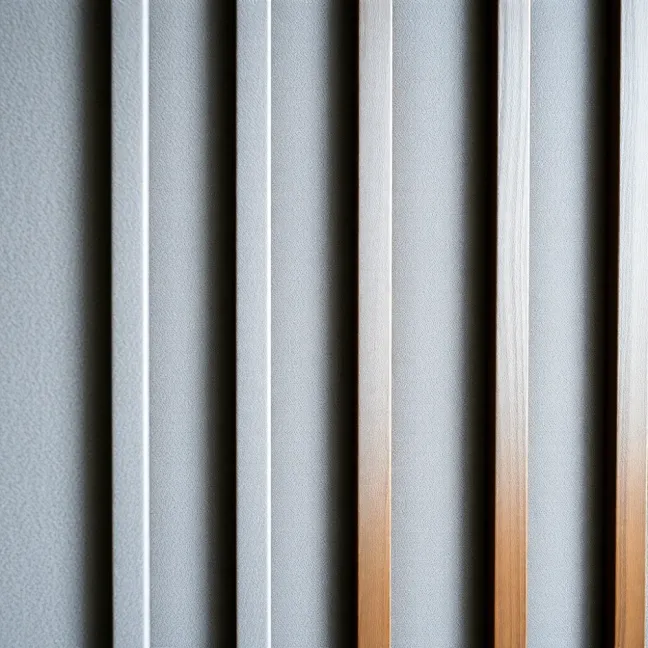 Panel lamelowy na filcu